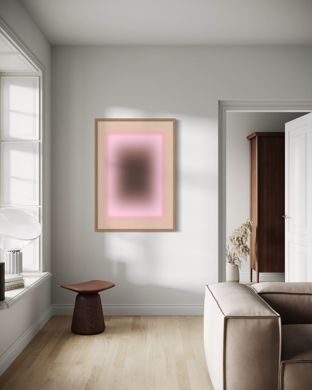 Framed in pink